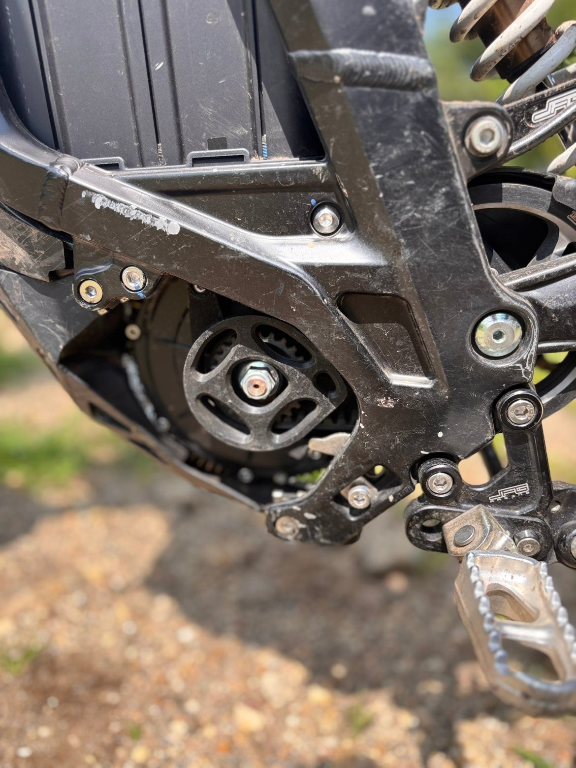 Surron LBX motor cover